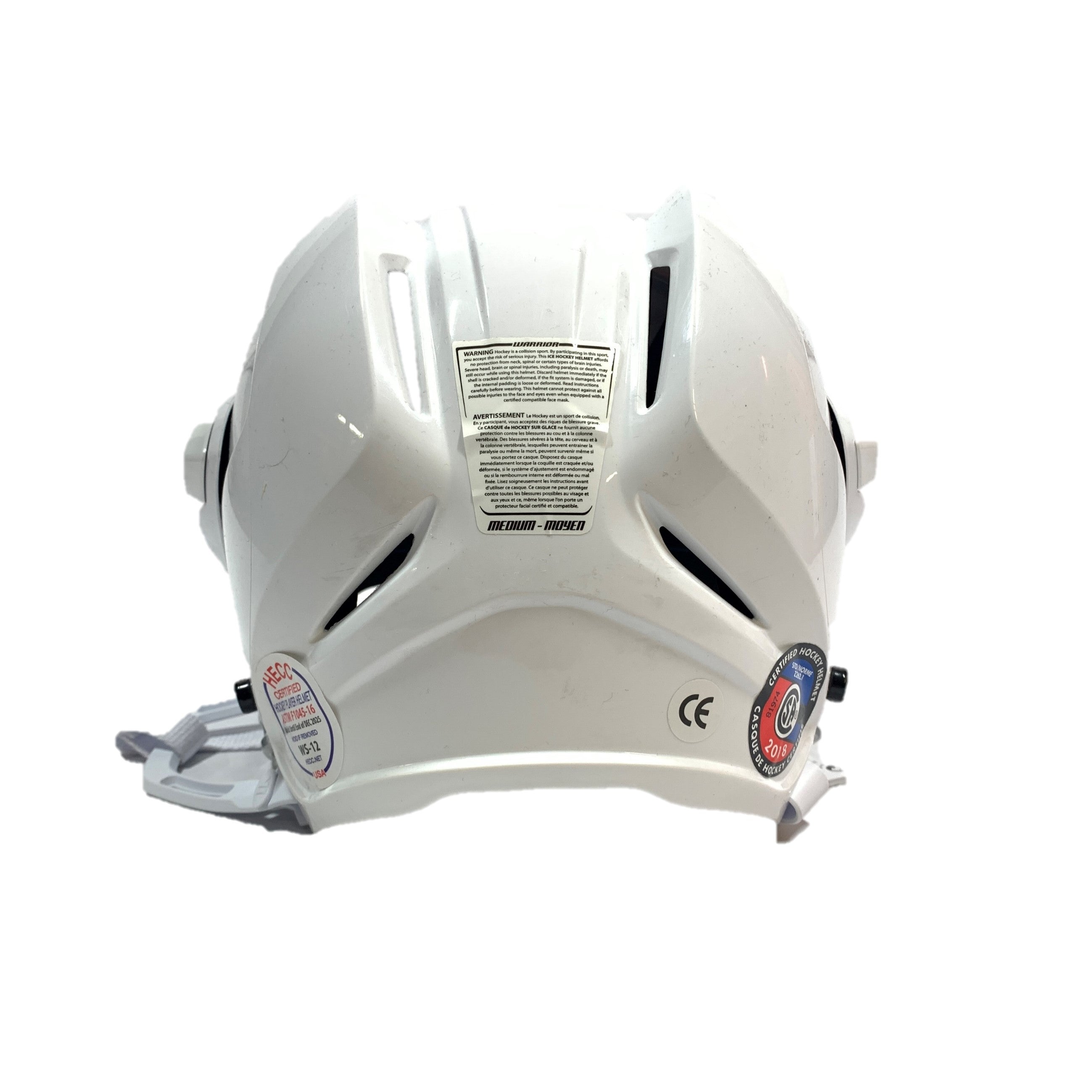 Casque de hockey Warrior Covert PX2 (blanc)